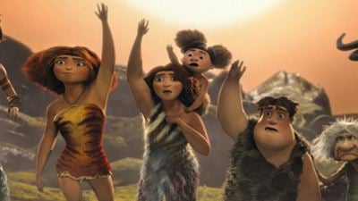 Zwei Filmausschnitte aus der animierten Steinzeit-Komödie "Die Croods" mit Nicolas Cage