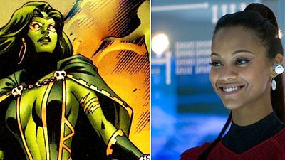 bild aus der news "Avatar"-Star Zoe Saldana in Verhandlungen als grüne Gamora in "Guardians Of The Galaxy"
