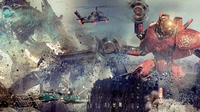 "Pacific Rim": Die Schlacht hat begonnen auf Riesen-Banner zu Guillermo Del Toros Mega-Blockbuster