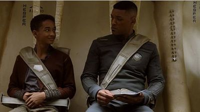 bild aus der news Will und Jaden Smith planen gefährliche Mission im ersten Filmausschnitt aus "After Earth" + erster TV-Spot