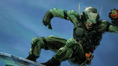 Black Cat und Green Goblin im alternativen Look auf ungenutzten "Spider-Man"-Konzeptbildern zu Sam Raimis Trilogie