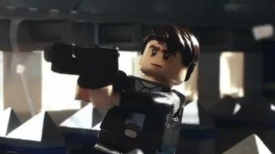 Auch im LEGO-Trailer zum Flugzeug-Thriller "Non-Stop" jagt Liam Neeson einen Erpresser in schwindelerregender Höhe