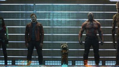 Chaotisches Kampfgetümmel auf coolem Fan-Poster zu "Guardians Of The Galaxy"