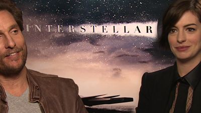 Lieber zum Mond als zum Mars: Exklusives FILMSTARTS-Interview zu "Interstellar" mit Matthew McConaughey und Anne Hathaway