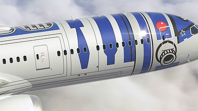 bild aus der news Es ist da! Das erste "Star Wars"-Flugzeug im R2-D2-Design wurde vorgestellt … und es wird auch nach Deutschland fliegen