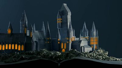 bild aus der news "Harry Potter"-Stop-Motion-Film erweckt Hogwarts mit Hilfe von Buchseiten zum Leben