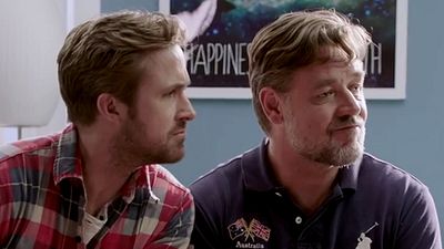 bild aus der news "The Nice Guys": Ryan Gosling und Russell Crowe gehen in witzigen Videos bei "The Big Bang Theory"-Star Melissa Rauch in Paartherapie