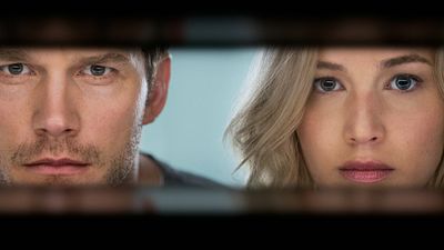 bild aus der news Alleine im All: Jennifer Lawrence und Chris Pratt auf dem exklusiven Poster zu "Passengers"