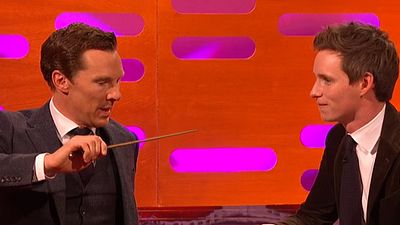 bild aus der news Lustiges Video: "Magiezoologe" Eddie Redmayne zeigt "Doctor Strange" Benedict Cumberbatch, wie man zaubert