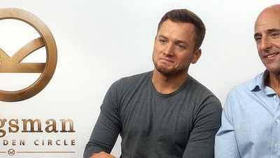 bild aus der news "Kingsman 2: The Golden Circle": Taron Egerton, Mark Strong und Colin Firth im FILMSTARTS-Interview