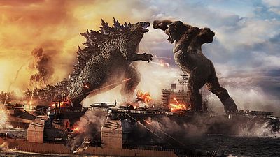 bild aus der news Da ist er! Im Trailer zu "Godzilla Vs. Kong" gibt's gigantische Zerstörung – und etwas Herz