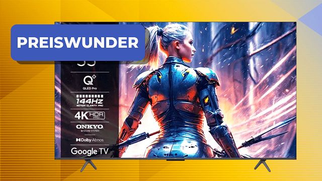 bild aus der news Wie ist das möglich? QLED-TV mit krasser Leuchtkraft und bis zu 240 (!) Hz für unter 500 Euro bei Amazon schnappen