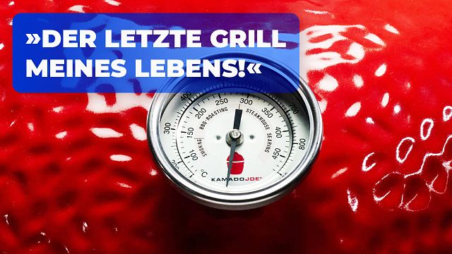 bild aus der news "Der letzte Grill meines Lebens": Ein einzigartiger roter Grill ist das Nonplusultra - aus mehrerlei Gründen