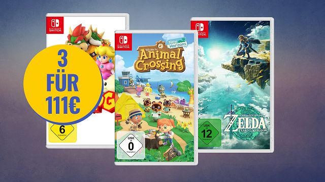 bild aus der news "The Legend Of Zelda", "Animal Crossing" und viele mehr: Bei MediaMarkt bekommt ihr aktuell 3 Switch-Spiele für 111 Euro