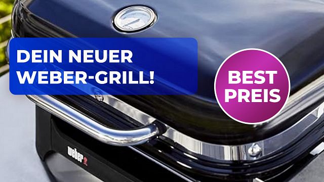 bild aus der news Der Sommer kann kommen: Weber-Grill mit über 315 °C und Multifunktionen zum Tiefstpreis bei Amazon!