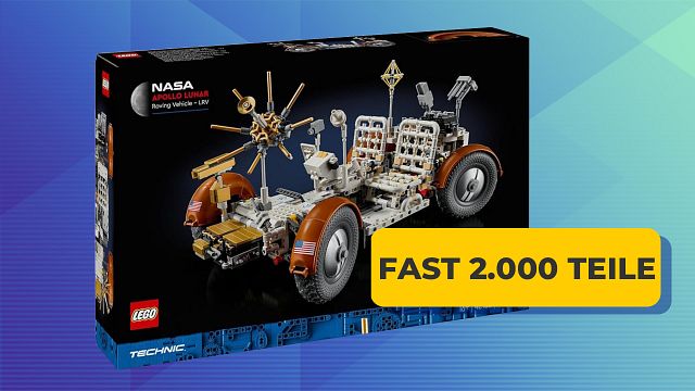 bild aus der news Abstecher zum Mond: Der fast 2.000 Teile starke Rover von LEGO Technic lässt die Apollo 17-Mission wieder Realität werden