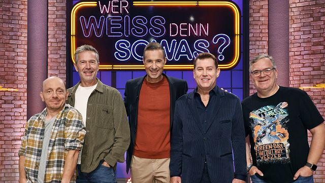 bild aus der news Die heutigen Gäste bei "Wer weiß denn sowas?": Zwei berühmte Fernsehmoderatoren sind mit dabei