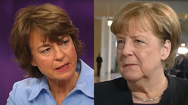 bild aus der news Heute im TV: Angela Merkel im Kreuzverhör bei "maybrit illner"