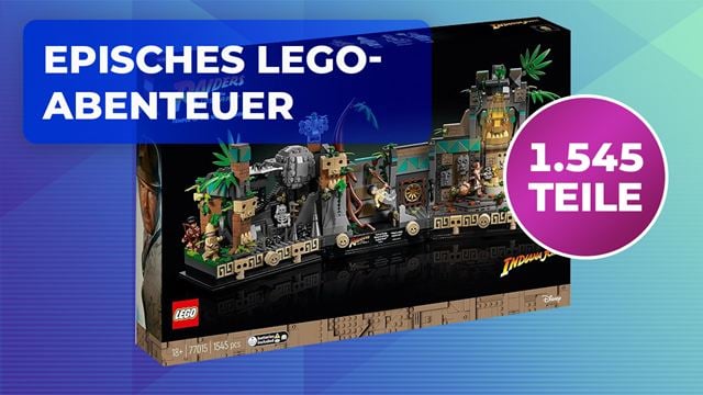 Abenteuerurlaub zu Weihnachten: Dieses LEGO "Indiana Jones"-Set bietet 1.500 Teile & zahlreiche Überraschungen – jetzt schon günstig!