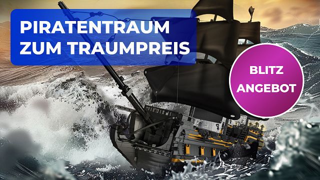bild aus der news 5.000 Teile auf über 1 Meter Länge im Blitzangebot: Amazon verschleudert die Black Pearl von der LEGO-Konkurrenz zum Knallerpreis