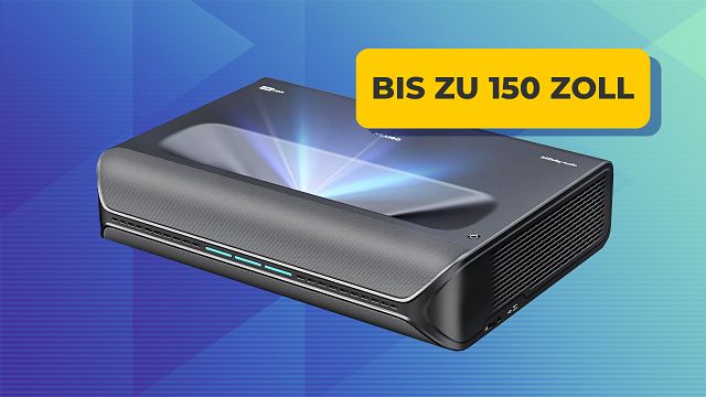 bild aus der news 4K UHD auf bis zu 150 Zoll: Dieser Ultra-Kurzdistanz-Beamer katapultiert euer Wohnzimmer in die Zukunft