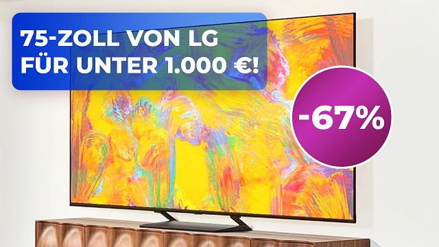 bild aus der news China-TVs können einpacken: MediaMarkt feuert gerade einen Mini-LED-TV von LG in 75 Zoll für unter 1.000 Euro raus!