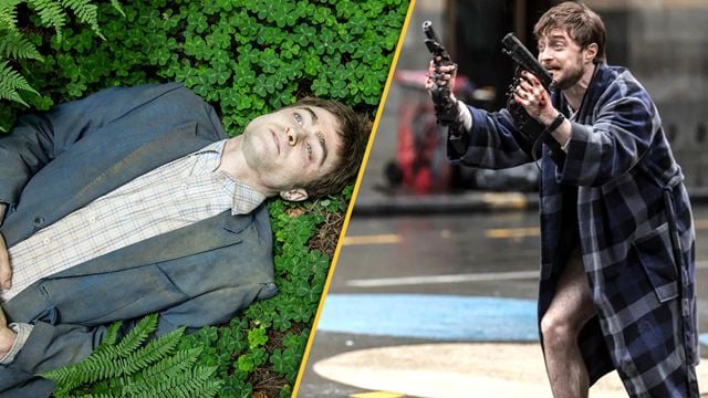 Irres Daniel-Radcliffe-Doppelpack im TV: Erst ist er eine furzende Leiche, danach werden ihm Waffen an die Hände gebohrt