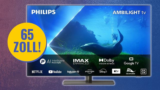 bild aus der news Ambilight-TV zum Tiefstpreis bei Amazon: Der Philips OLED808 ist der perfekte Fernseher für Heimkino und Gaming