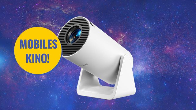 bild aus der news Kino an der Decke: Dank dieses Mini-Beamers könnt ihr im Bett Filme schauen - ganz ohne Nackenstarre! [Anzeige]