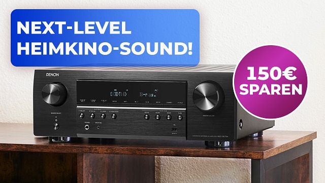 bild aus der news So günstig geht Heimkino? 8K-Receiver von Denon mit Dolby Vision und 120 Hz kostet bei Amazon gerade rund 300 Euro!