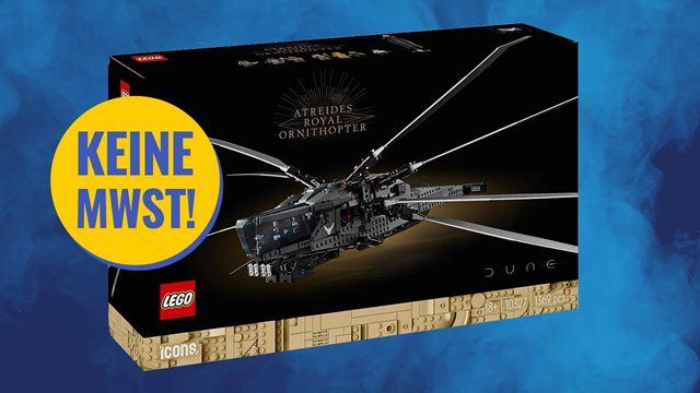 Passend zum baldigen Kinostart: Den "Dune"-Ornithopter von LEGO gibt es bei MediaMarkt jetzt deutlich günstiger