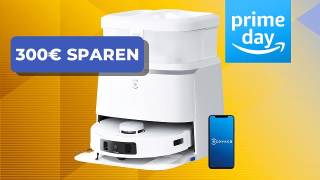 bild aus der news Der heißeste Feger am Prime Day: Holt euch den Saug- und Wischroboter von Ecovacs 150 (!) Euro unter Tiefstpreis
