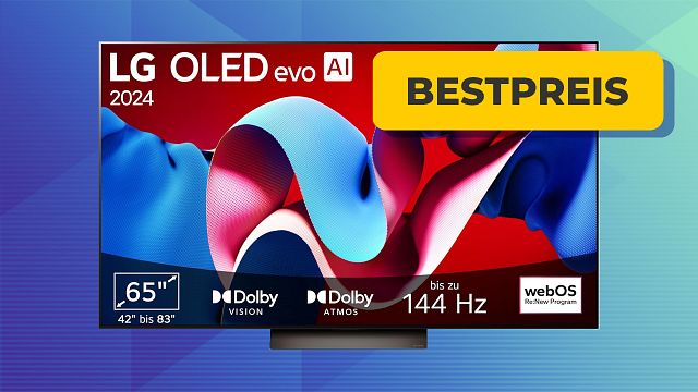 bild aus der news Über 1.300 Euro gespart! Wenn ihr schnell seid, bekommt ihr einen genialen 65-Zoll-LG-OLED-TV jetzt unfassbar günstig