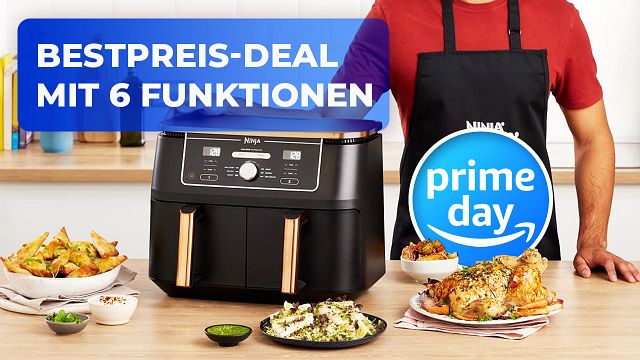 bild aus der news Am Prime Day wird’s heiß: Begehrter Airfryer mit 6 Funktionen gehört zu den Top-Angeboten und ist so günstig wie noch nie