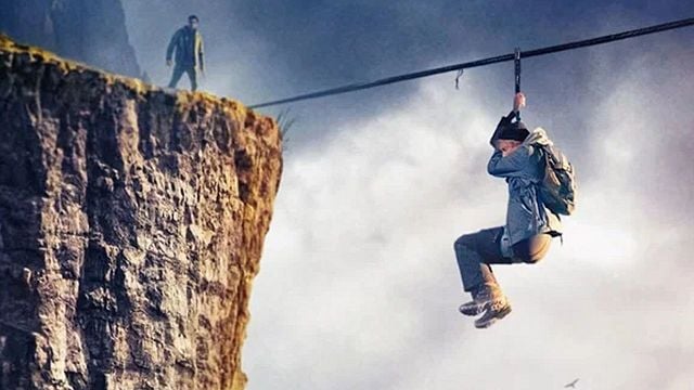 bild aus der news Dagegen sind "Fall" & "Cliffhanger" der reinste Urlaub: Trailer zum Survival-Thriller "Zip Wire"