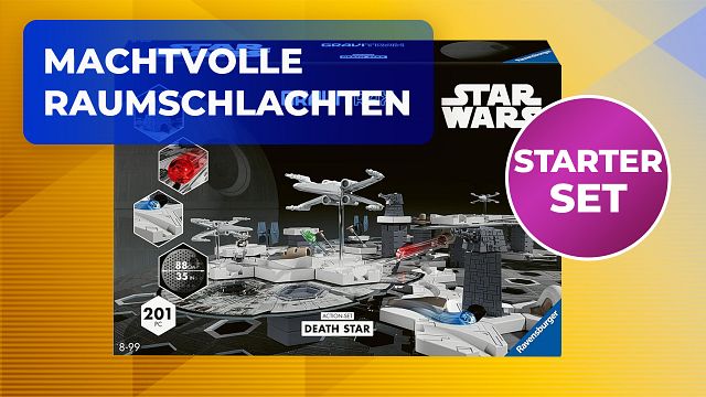 bild aus der news Auch GraviTrax ist der Macht erlegen: Das "Star Wars"-Starter-Set mit Todesstern bekommt ihr jetzt zum Schleuderpreis