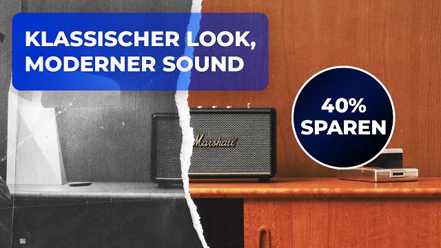bild aus der news Klangvolles Retro-Feeling zum kleinen Preis: Dieser Bluetooth-Lautsprecher von Marshall lässt die Herzen von Musik-Fans höherschlagen