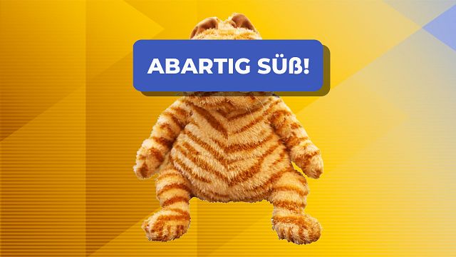 bild aus der news Passend zum Kinohit: Das wohl hässlichste Garfield-Plüschtier der Welt sieht so aus, wie sich Montage anfühlen