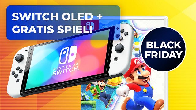 bild aus der news Zum Black Friday vergisst Nintendo mal seinen Geiz: Switch OLED im Mega-Paket mit Mario-Hit und Online-Mitgliedschaft