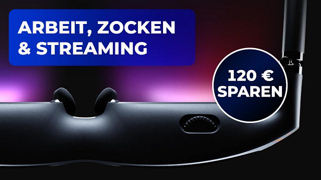 bild aus der news Bis zu 135 Zoll auf der Nase: Diese AR-Brille begeistert beim Streamen und Zocken – und jetzt auch preislich!