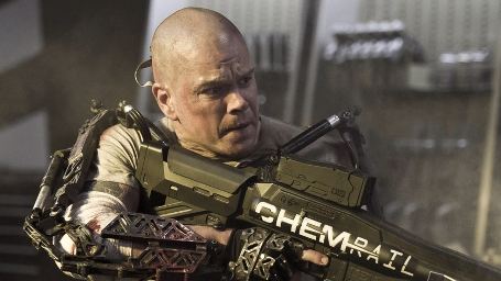 "Elysium": Zwei neue Bilder zum Sci-Fi-Spektakel zeigen Matt Damon als kampfeslustige Mensch-Maschine