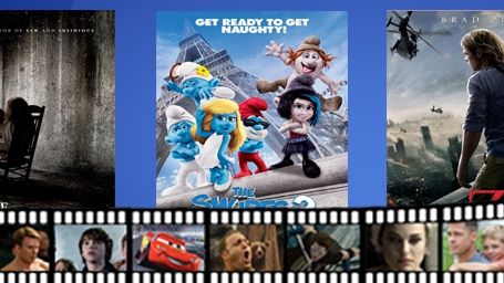 bild aus der news Neue Poster zu Marc Forsters "World War Z" mit Brad Pitt, "Die Schlümpfe 2" und dem Horror "The Conjuring"