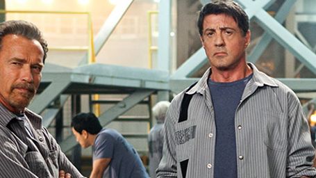 bild aus der news Arnold Schwarzenegger und Sylvester Stallone beleidigen einander im ersten Trailer zum Knast-Actioner "Escape Plan"
