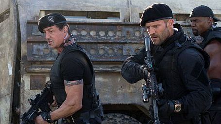 bild aus der news Neues Setbild zu "The Expendables 3" mit Harrison Ford und Arnold Schwarzenegger