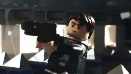 bild aus der news Auch im LEGO-Trailer zum Flugzeug-Thriller "Non-Stop" jagt Liam Neeson einen Erpresser in schwindelerregender Höhe