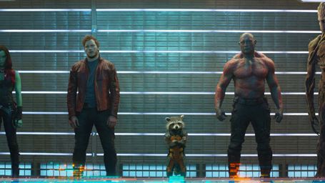 bild aus der news Ist Thanos gemeint? Kevin Feige und James Gunn sprechen über Bösewicht auf raketenbetriebenem Thron in "Guardians Of The Galaxy"