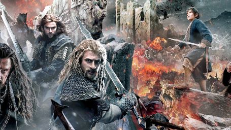 bild aus der news Der Kampf tobt auf neuem Riesen-Banner zu "Der Hobbit: Die Schlacht der Fünf Heere" 
