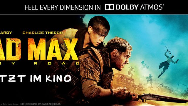 bild aus der news Gewinne mit DOLBY ATMOS Kinotickets für MAD MAX: FURY ROAD und ein Kindle Fire mit DOLBY AUDIO