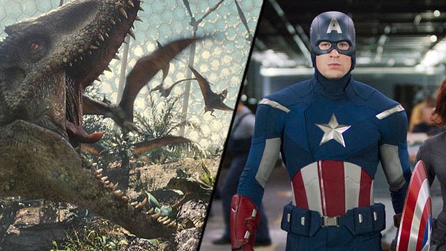 bild aus der news Amüsantes Bild zum Startrekord: Marvel gratuliert "Jurassic World" zum Sieg über die Avengers