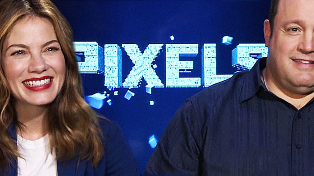 "Ja, ich bin ein Schlumpf-Killer": FILMSTARTS-Interview zu "Pixels“ mit Kevin James und Michelle Monaghan